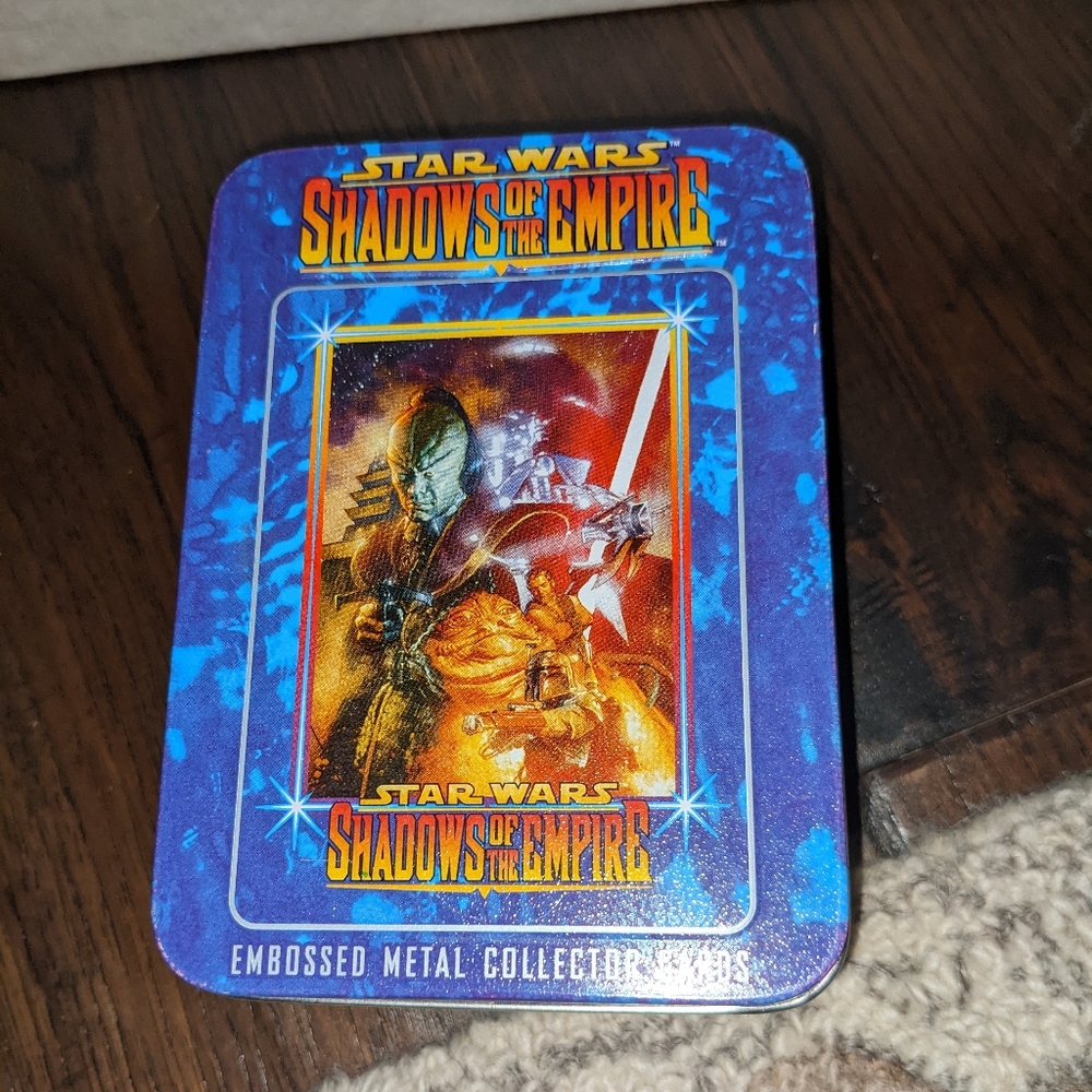 Star Wars Return of the Jedi embossed metal collector set (very rare!